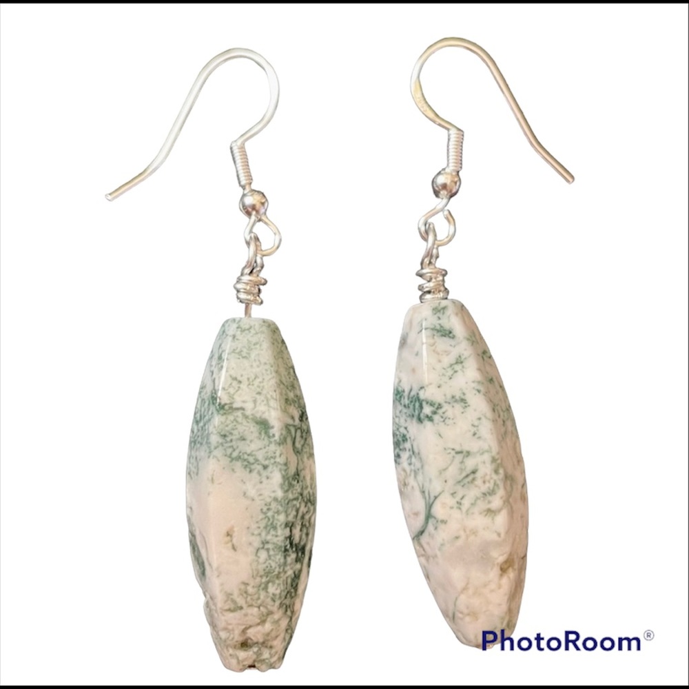 Tree Agate Earrings